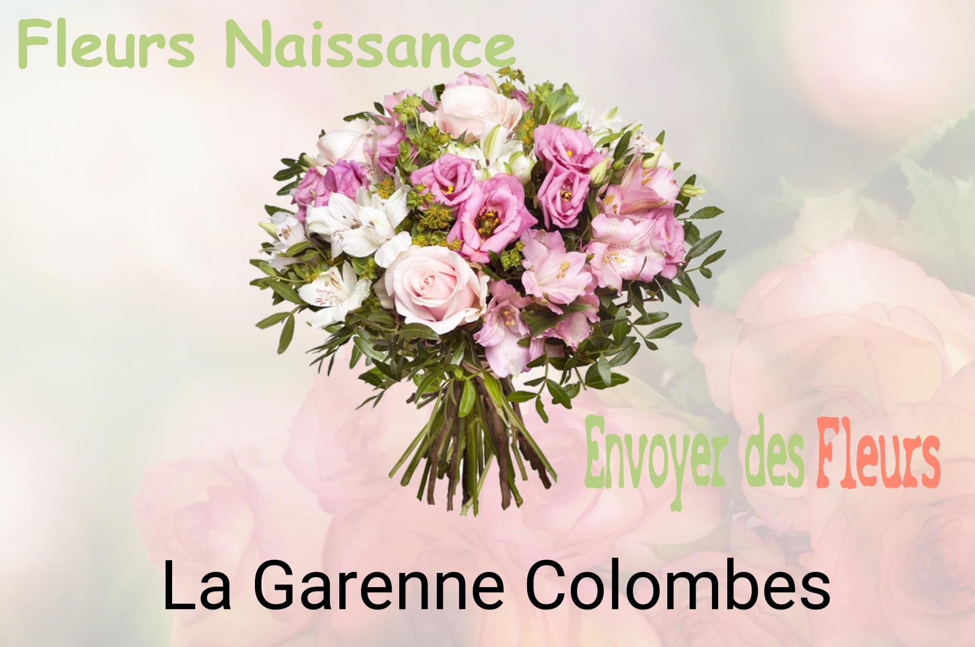 Bouquet de fleurs de naissance livré à La Garenne-Colombes